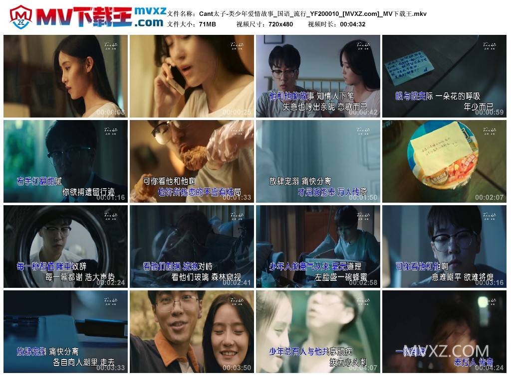 Cant太子-类少年爱情故事_国语_流行_YF200010
